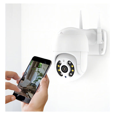 Kit 2 Cámaras Icsee A8 de Seguridad Wifi Exterior Blanco Noche con Sensor de Presencia, PAGA 1 Y RECIBE 2!