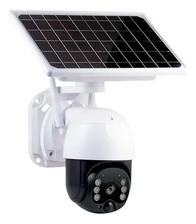 Cámara de seguridad PTZ solar HD 360° + Tarjeta de memoria de 128 GB ¡IMPERDIBLE!